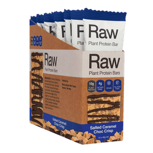 Raw Protein Bars Salted Caramel Choc Crisp