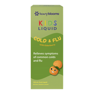 Kids Liquid Cold and Flu With Elderberry