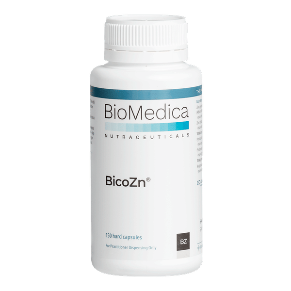 <img src='https://images.vital.ly/tr:w-350,c-at_max,dpr-2,q-100/BioMedica_BicoZN_150_Capsules.png' /> BicoZn
