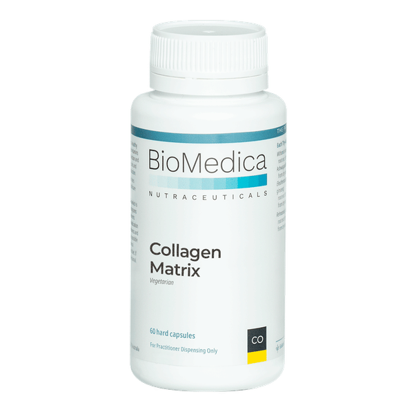 <img src='https://images.vital.ly/tr:w-350,c-at_max,dpr-2,q-100/BioMedica_Collagen_Matrix_60_Capsules.png' /> Collagen Matrix