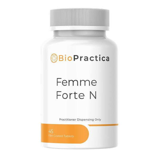 <img src='https://images.vital.ly/tr:w-350,c-at_max,dpr-2,q-100/Bio_Practica_Femme_Forte_N_45_tablets.png' /> Femme Forte N