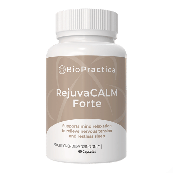 <img src='https://images.vital.ly/tr:w-350,c-at_max,dpr-2,q-100/Bio_Practica_RejuvaCALM_Forte_60_Capsules.png' /> RejuvaCalm Forte