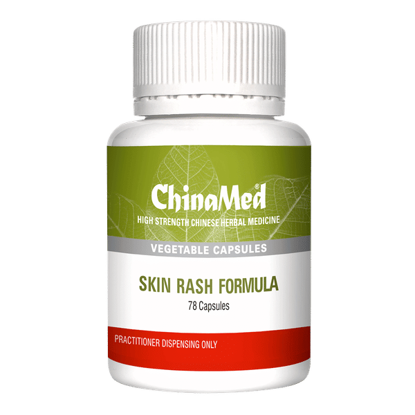 <img src='https://images.vital.ly/tr:w-350,c-at_max,dpr-2,q-100/ChinaMed_Skin_Rash_Formula_78_capsules.png' /> Skin Rash Formula