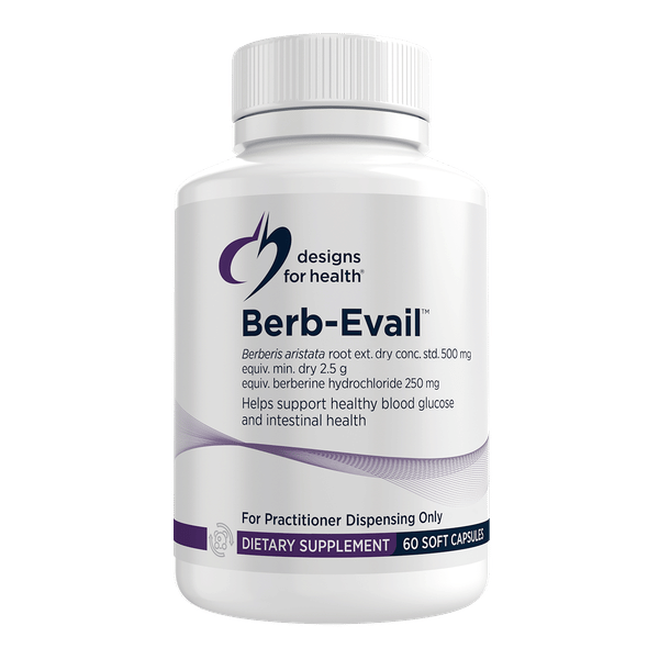 <img src='https://images.vital.ly/tr:w-350,c-at_max,dpr-2,q-100/Designs_for_Health_Berb-Evail_60_capsules.png' /> Berb-Evail