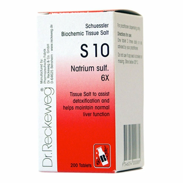 S 10 Natrium sulf. 6x