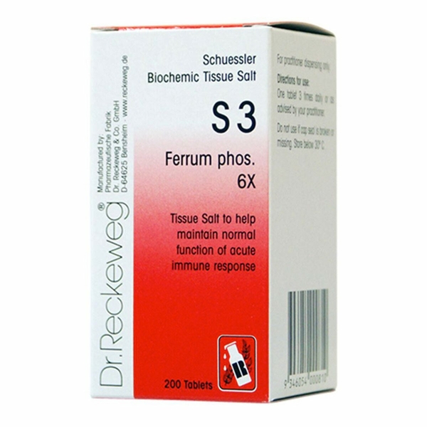 S 3 Ferrum phos. 6x