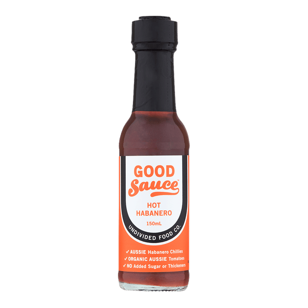 <img src='https://images.vital.ly/tr:w-350,c-at_max,dpr-2,q-100/Good_Sauce_Hot_Habanero_150_mL.png' /> Good Sauce Hot Habenero