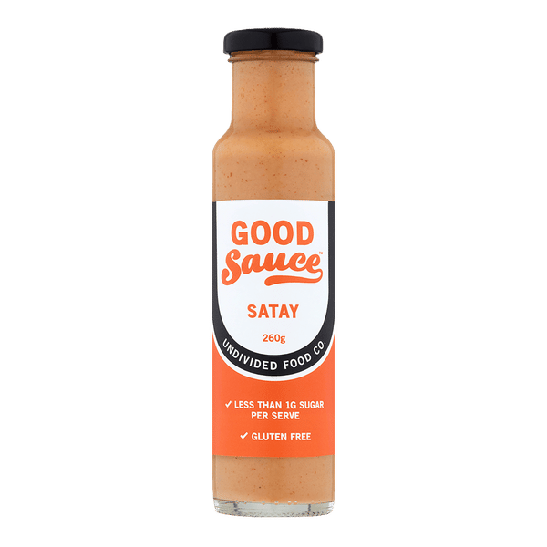 <img src='https://images.vital.ly/tr:w-350,c-at_max,dpr-2,q-100/Good_Sauce_Satay_260_g.png' /> Good Sauce Satay