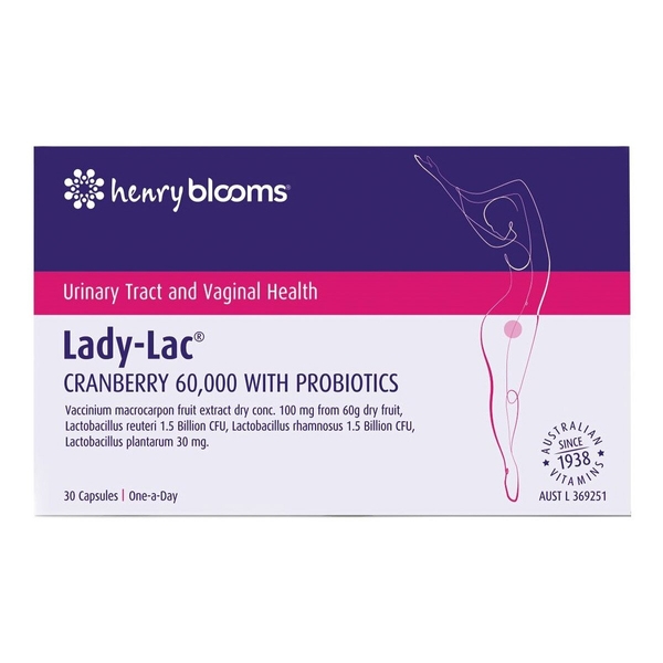 Lady-Lac Cranberry 60,000 With Probiotics