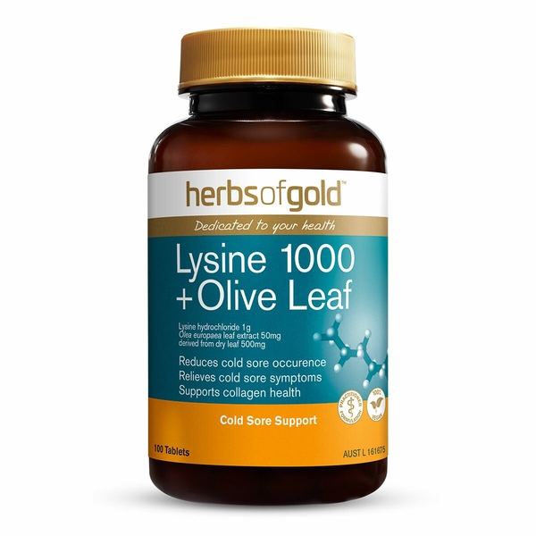 Lysine 1000 + Olive Leaf