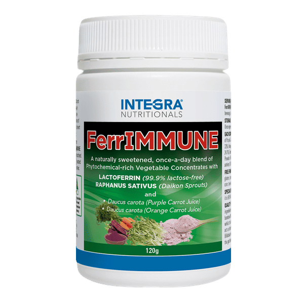 <img src='https://images.vital.ly/tr:w-350,c-at_max,dpr-2,q-100/Integra_Nutritionals_FerrIMMUNE_120_g.png' /> FerrIMMUNE